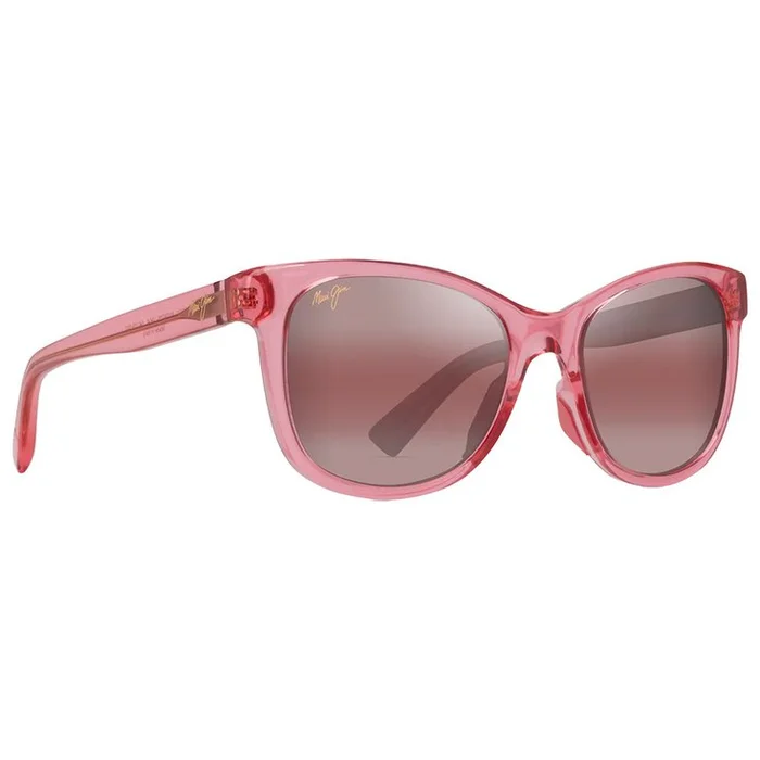 Lunettes de soleil Maui Jim Kiopa’a Rose Transparent Brillant Maui Rose Minéral Superthin