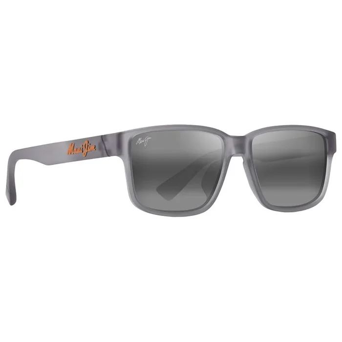 Lunettes de soleil Maui Jim Kuniahi Asian Fit Matte Transparent Grey Neutral Grey MauiPure