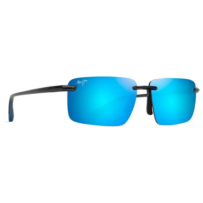Lunettes de soleil Maui Jim Laulima Gris Foncé Transparent Blue Hawaii MauiPure