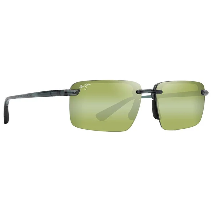 Lunettes de soleil Maui Jim Laulima Vert Feuillage Transparent Brillant Maui Ht MauiPure