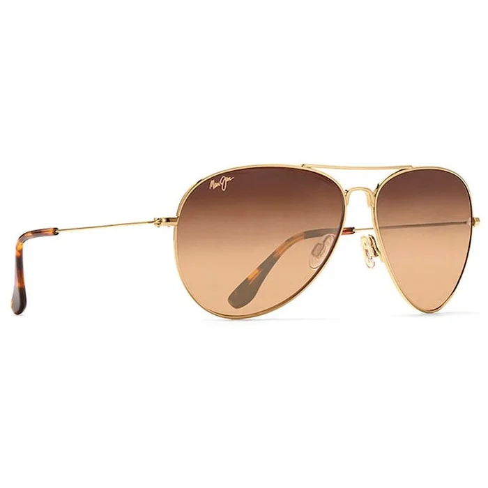 Lunettes de soleil Maui Jim Mavericks Gold Bronze Hcl MauiPure