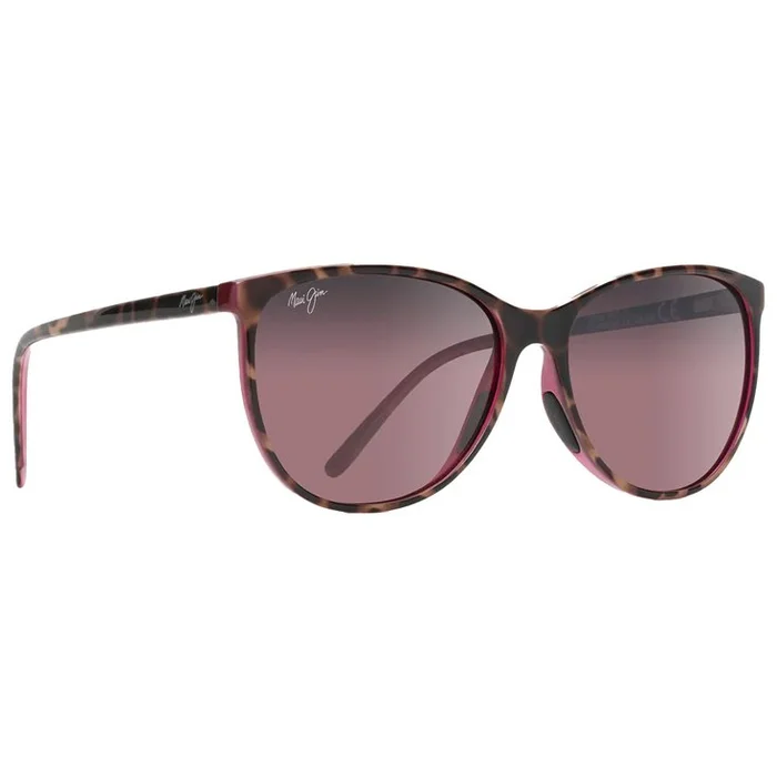 Lunettes de soleil Maui Jim Ocean Ecaille Framboise Maui Rose Minéral SuperThin