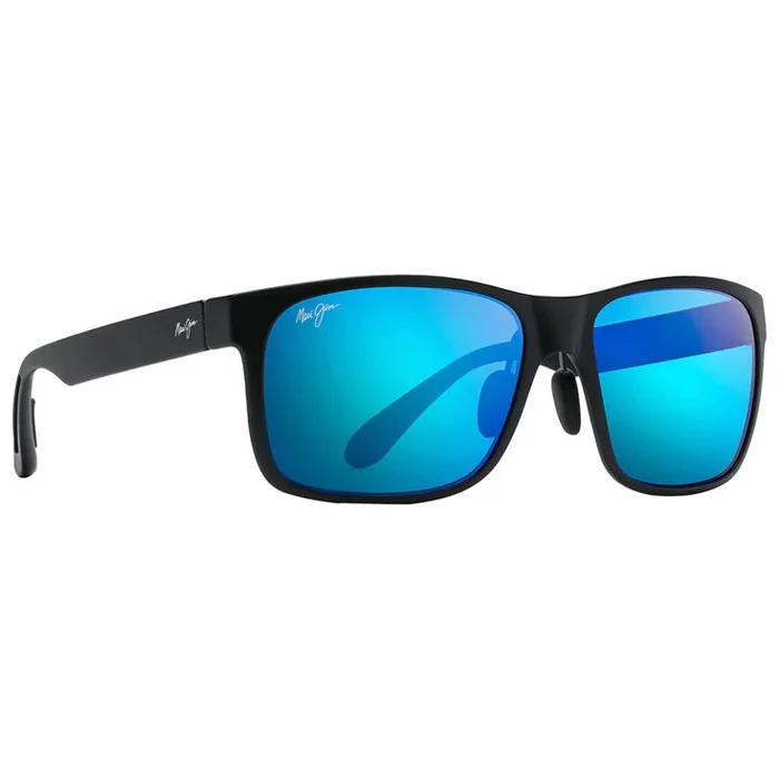 Lunettes de soleil Maui Jim Red Sands Reader 2,0 Noir Mat Bleu Hawaï MauiBrilliant