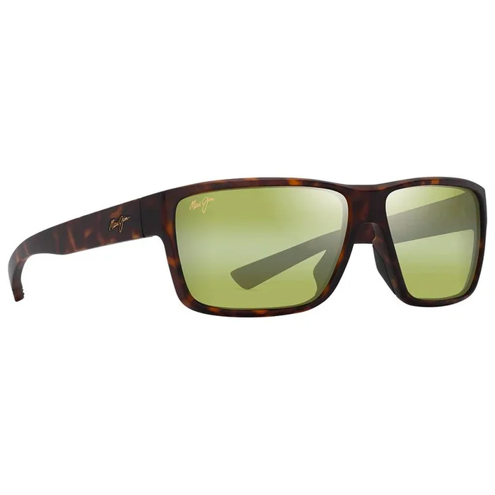 Lunettes de soleil Maui Jim Uila Havane Foncé Mat Noir Maui Ht Minéral Superthin