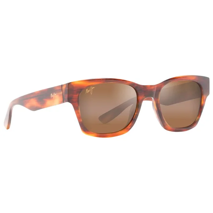 Lunettes de soleil Maui Jim Valley Isle Ecaille Hcl Bonze Mineral Superthin