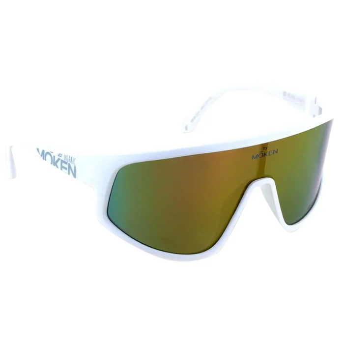 Lunettes de soleil Moken Vision Rockett White Gold Cat.3 Polarized