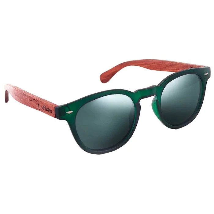 Lunettes de soleil Moken Vision Woody Green Wood Green Cat.3 Polarized