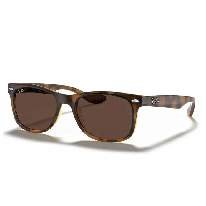 Lunettes de soleil Ray Ban New Wayfarer Kids Polished Black Dark Green