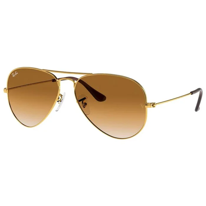 Lunettes de soleil Ray Ban RB3025 Aviator Polished Gold Light Brown Gradient