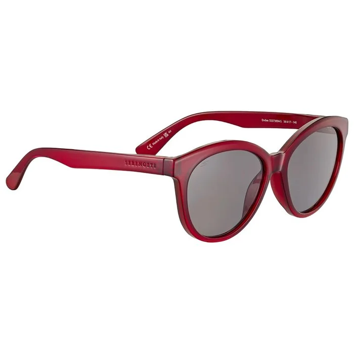 Lunettes de soleil Serengeti Endee Shiny Milky Red Saturn Polarized Smoke