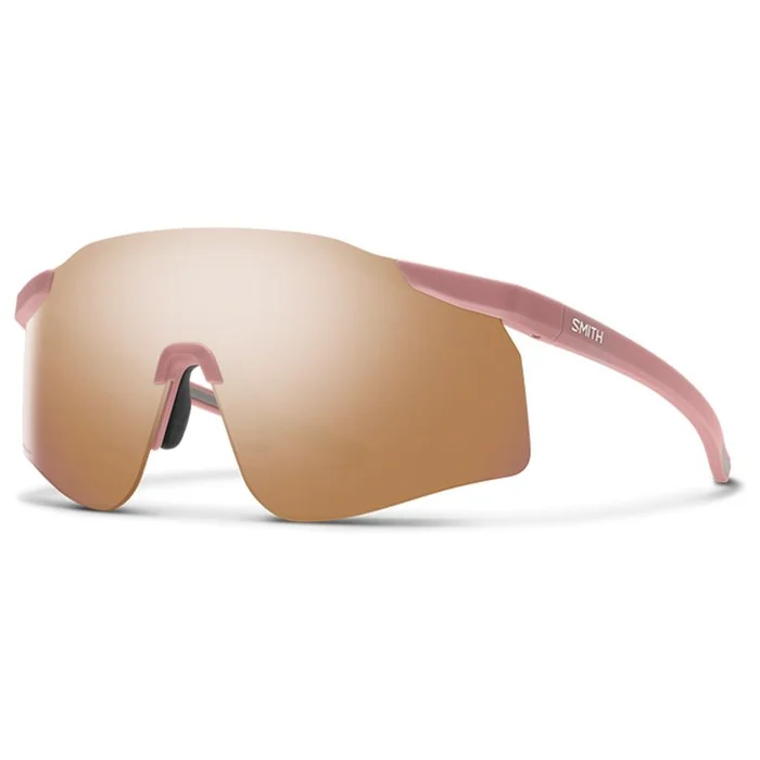 Lunettes de soleil Smith Defy Matte Chalk Rose Chromapop Rose Gold Mirror