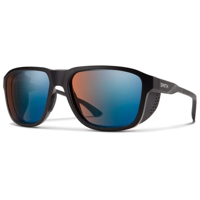 Lunettes de soleil Smith Embark Matte Black Chromapop Glacier Photochromic Copper Blue Mirror