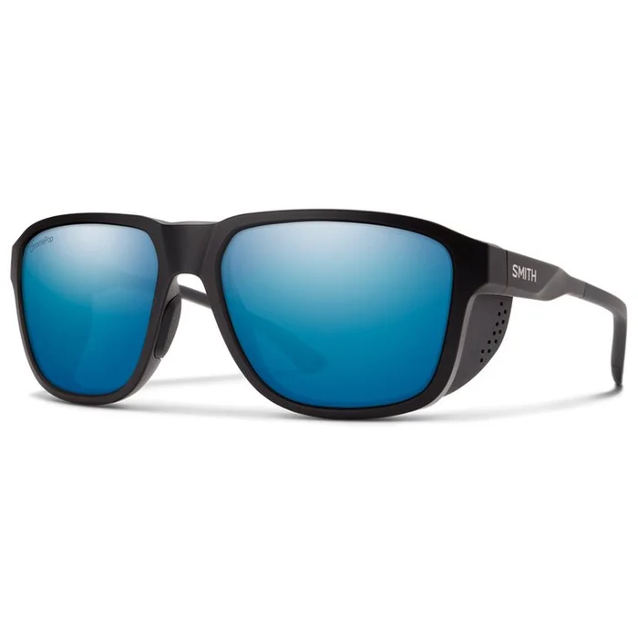 Lunettes de soleil Smith Embark Matte Black Chromapop Polarized Blue Mirror