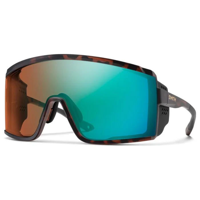 Lunettes de soleil Smith Pursuit Matte Tortoise Chromapop Glacier Photochromic Copper Opal Mirror