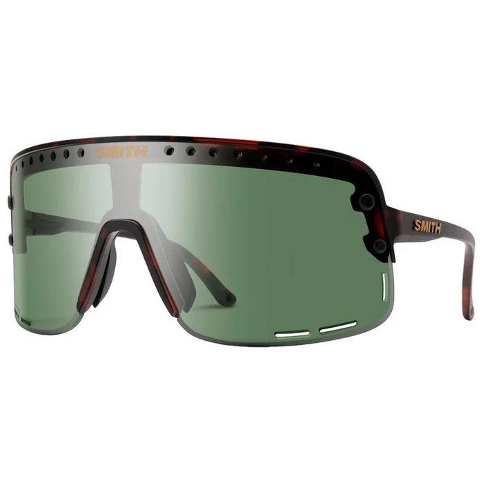 Lunettes de soleil Smith Ultralite Matte Tortoise Chromapop Gray Green