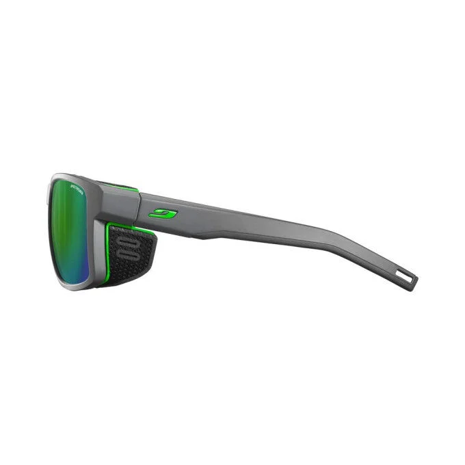 Lunettes de soleil unisexe Julbo SHIELD SPECTRON 3 GRIS MAT VERT – Image 3