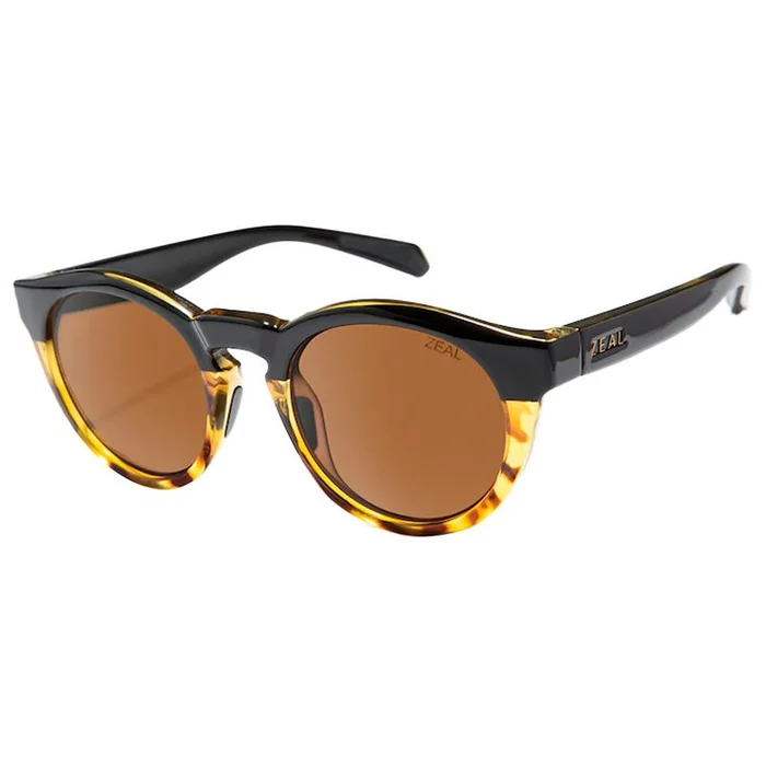 Lunettes de soleil Zeal Crowley Black Tortoise Ellume Copper Polarized