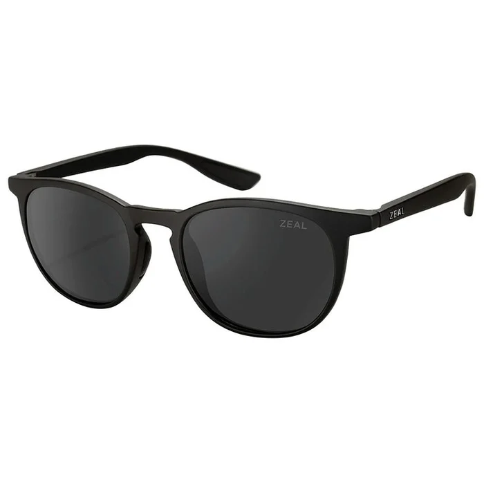 Lunettes de soleil Zeal Juno Matte Black Ellume Polarized Dark Grey