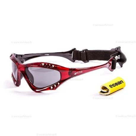 Lunettes KitesurfOcean AUSTRALIA RED TRANSPARANT WITH SMOKE LENS