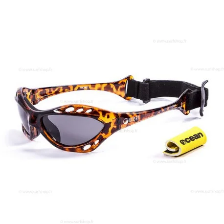 Lunettes KitesurfOcean CUMBUCO BROWN WITH SMOKE LENS