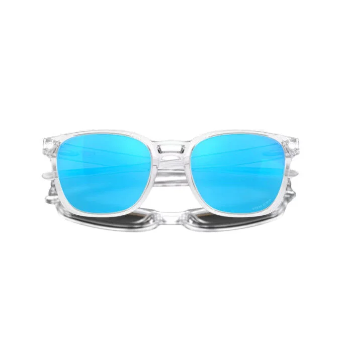 Lunettes OAKLEY Ojector – Polished Clear / Prizm Sapphire – Image 4