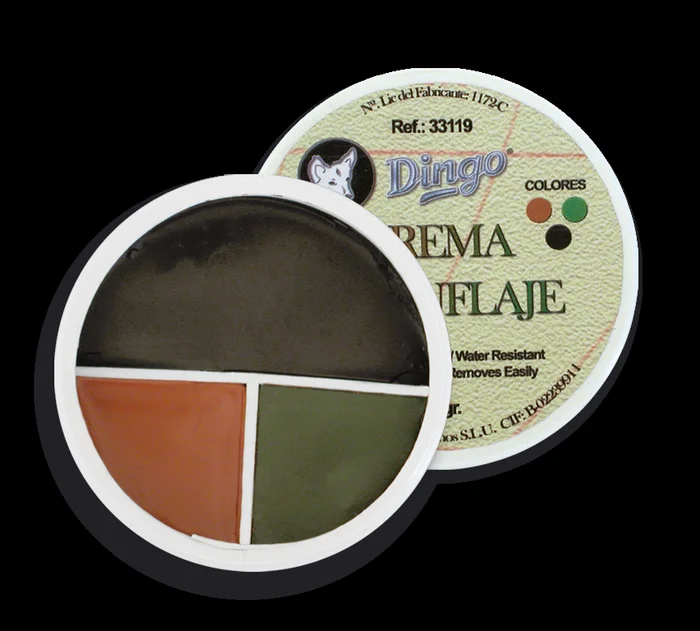 MA33119 ALBAINOX Peinture visage camo. Pot 3 couleurs.30g