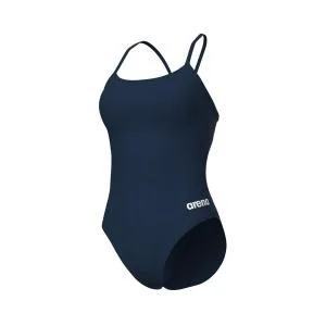Maillot de bain 1 pièce dos dentelle femme Solide