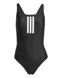 Maillot de bain 1 pièce dos en V femme 3-Stripes