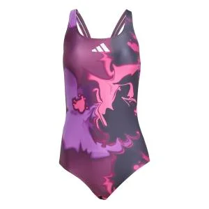 Maillot de bain 1 pièce dos en V femme Tie Dye Graphic