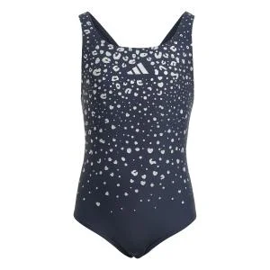 Maillot de bain 1 pièce dos en V scintillant fille