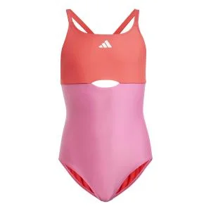 Maillot de bain 1 pièce dos en X fille Colorblock