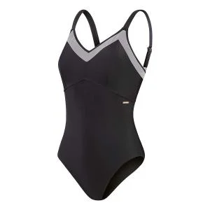 Maillot de bain 1 pièce femme Eco Mesh Detail 1p Bla