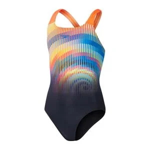 Maillot de bain 1 pièce fille Eco+ Dig Placem Powerback