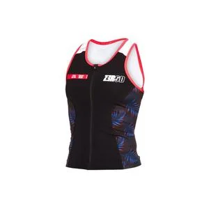 Maillot de triathlon sans manches femme racer The Island
