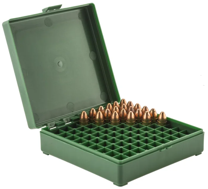 MAL0318 – boîte mégaline de rangement 100 munitions 9 x 19