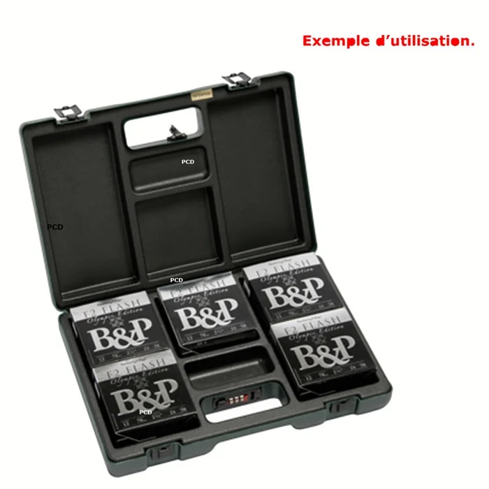 Mallette Négrini Abs Pour 125 Cartouches