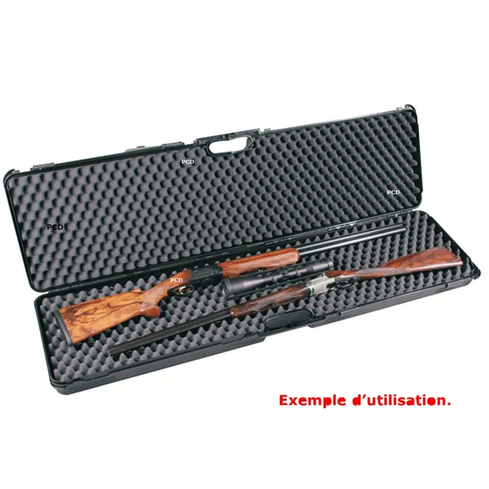 Mallette Négrini Abs Pour 2 Carabines Avec Lunettes Montées