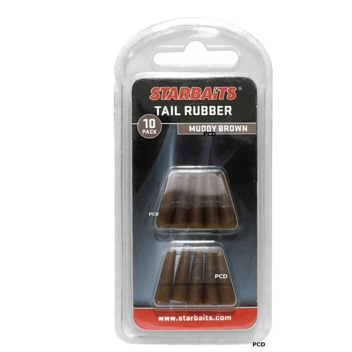 Manchons Starbaits Clip Plombs Tail Rubbers Par 10