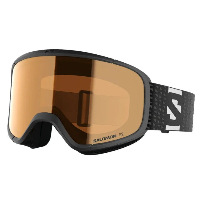 Masque de ski junior SALOMON Lumi Access – Black / Tonic Orange