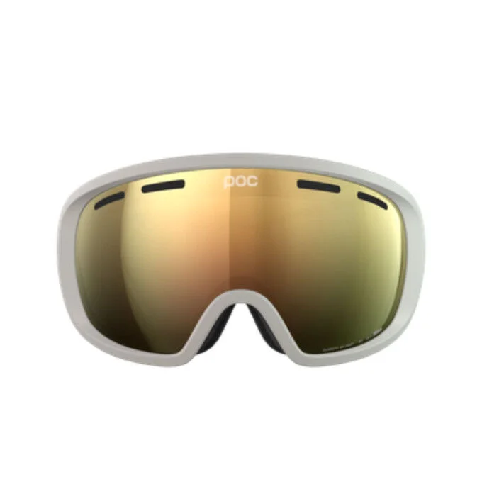 Masque de Ski POC Fovea Clarity POW JJ – Mineral Grey / Partly Sunny Orange – Image 2