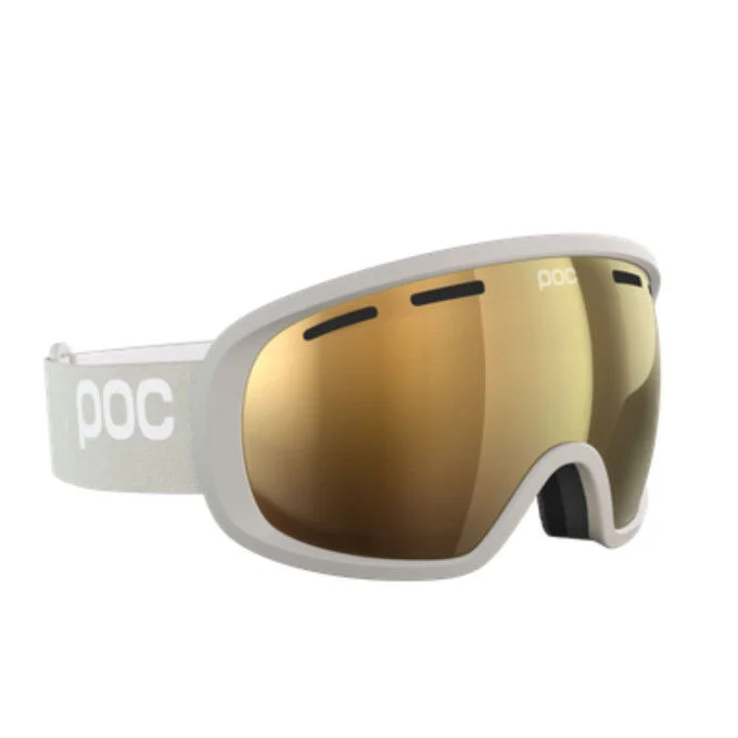 Masque de Ski POC Fovea Clarity POW JJ – Mineral Grey / Partly Sunny Orange – Image 3
