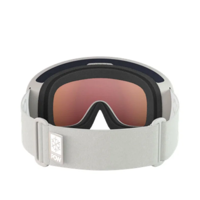 Masque de Ski POC Fovea Clarity POW JJ – Mineral Grey / Partly Sunny Orange – Image 4