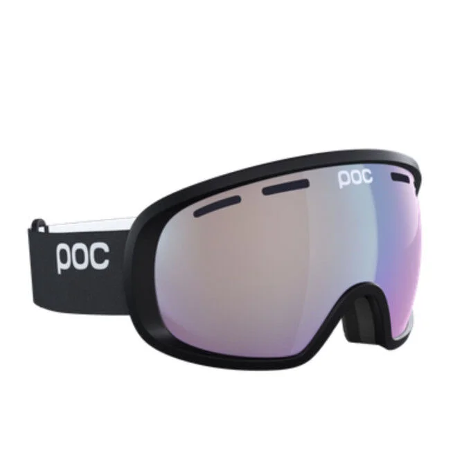 Masque ski POC Fovea Photochromic WF Uranium Black / Changeable Sky Blue – Image 3
