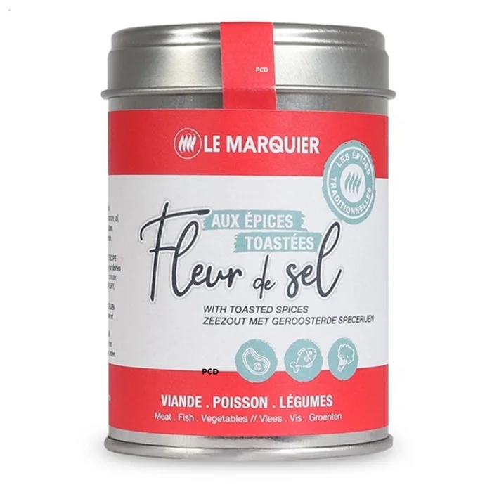 Mélange Fleur De Sel Et Epices Toastées Le Marquier 90gr