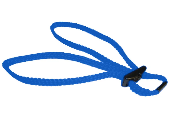 Menottes textiles d’entraînement – Bleues – reutiliSables