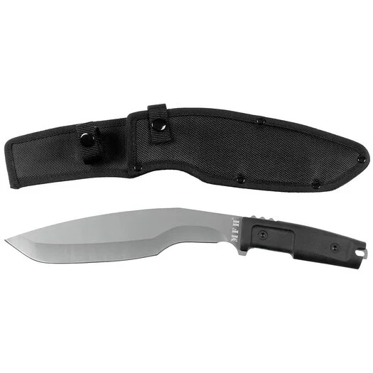 MFH Bush couteau / Machette « Kukri » avec housse en nylon