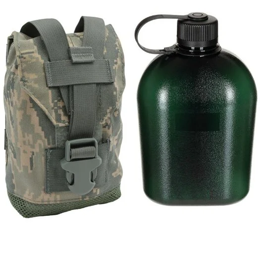 MFH Cantine US Gen II 1QT avec sac Molle ABU camo, sans BPA