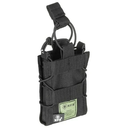 MFH pochette pour chargeur simple Bungee Lock 5,56 Molle, noir