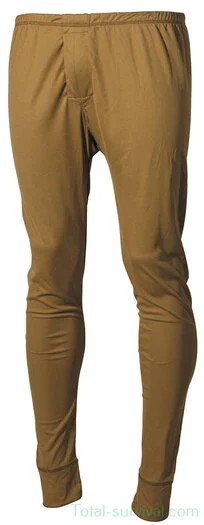 MFH US Caleçon thermique ECWS, long, Level I, GEN III, coyote tan