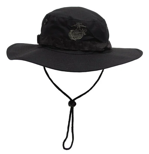 MFH USMC Chapeau de brousse, mentonnière, noir
